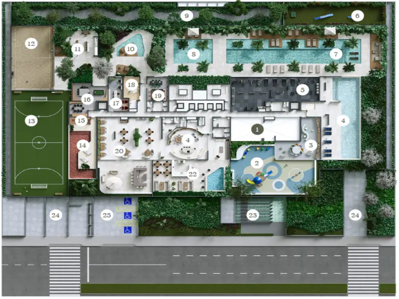 Infraestrutura completa do Bosque Alphagran Alphaville