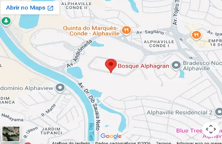 Localização do Bosque Alphagran