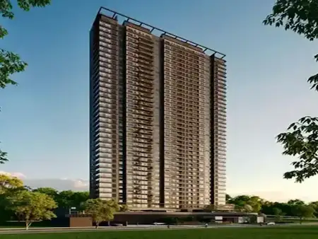 Fachada Bosque Alphagran Torre 1 - Perspectiva Ilustrada